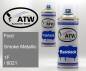 Preview: Ford, Smoke Metallic, 1F / 6021: 400ml Sprühdose + 400ml Klarlack - Set, von ATW Autoteile West.